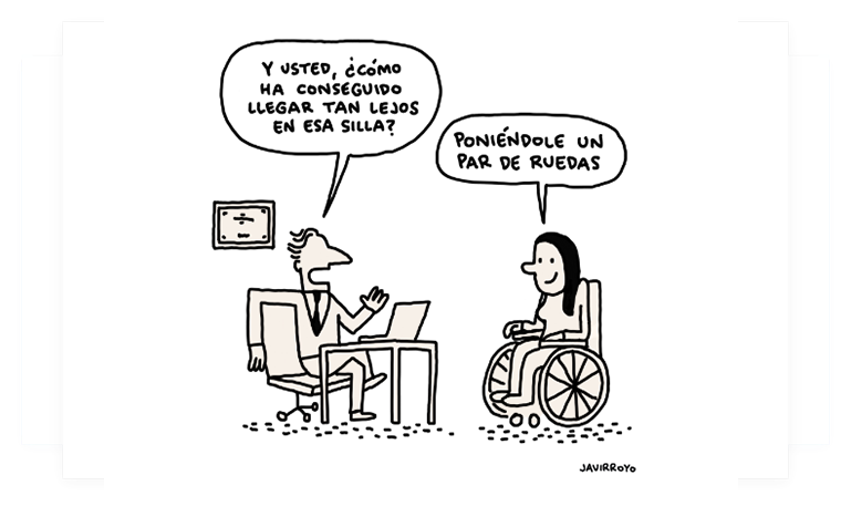 #IgualdeDiferentes #IgualdeProfesionales - Fundación Eurofirms - Javirroyo - Ilustracion 1